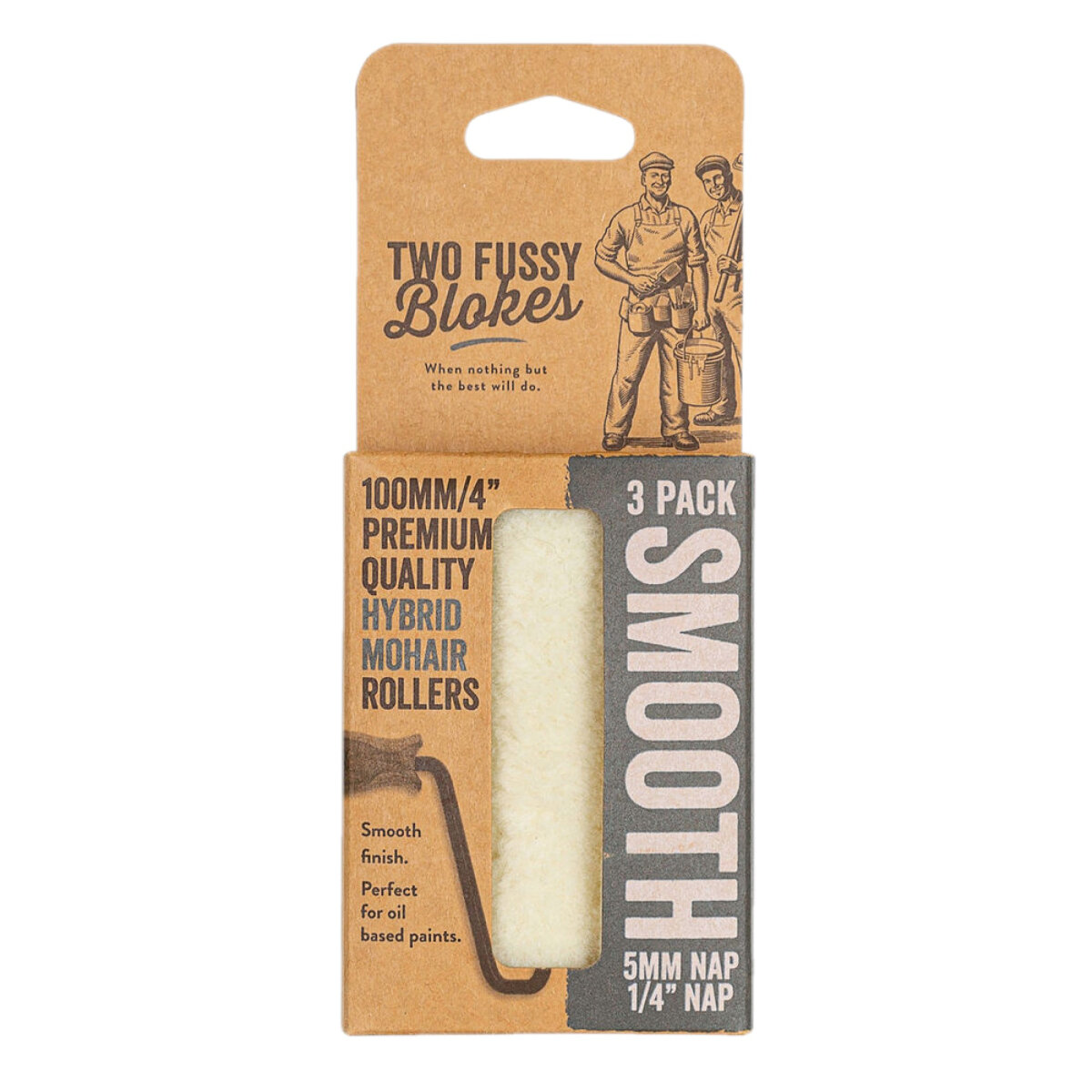 Hybrid Mohair Smooth Roller Sleeve (Pack of 3)