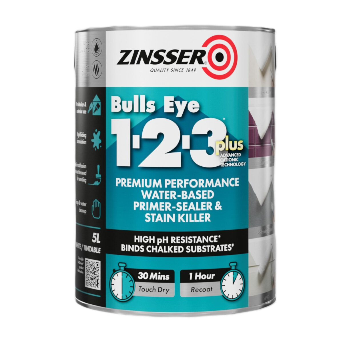 Zinsser Bulls Eye 123 Plus 5L (BN6004F)