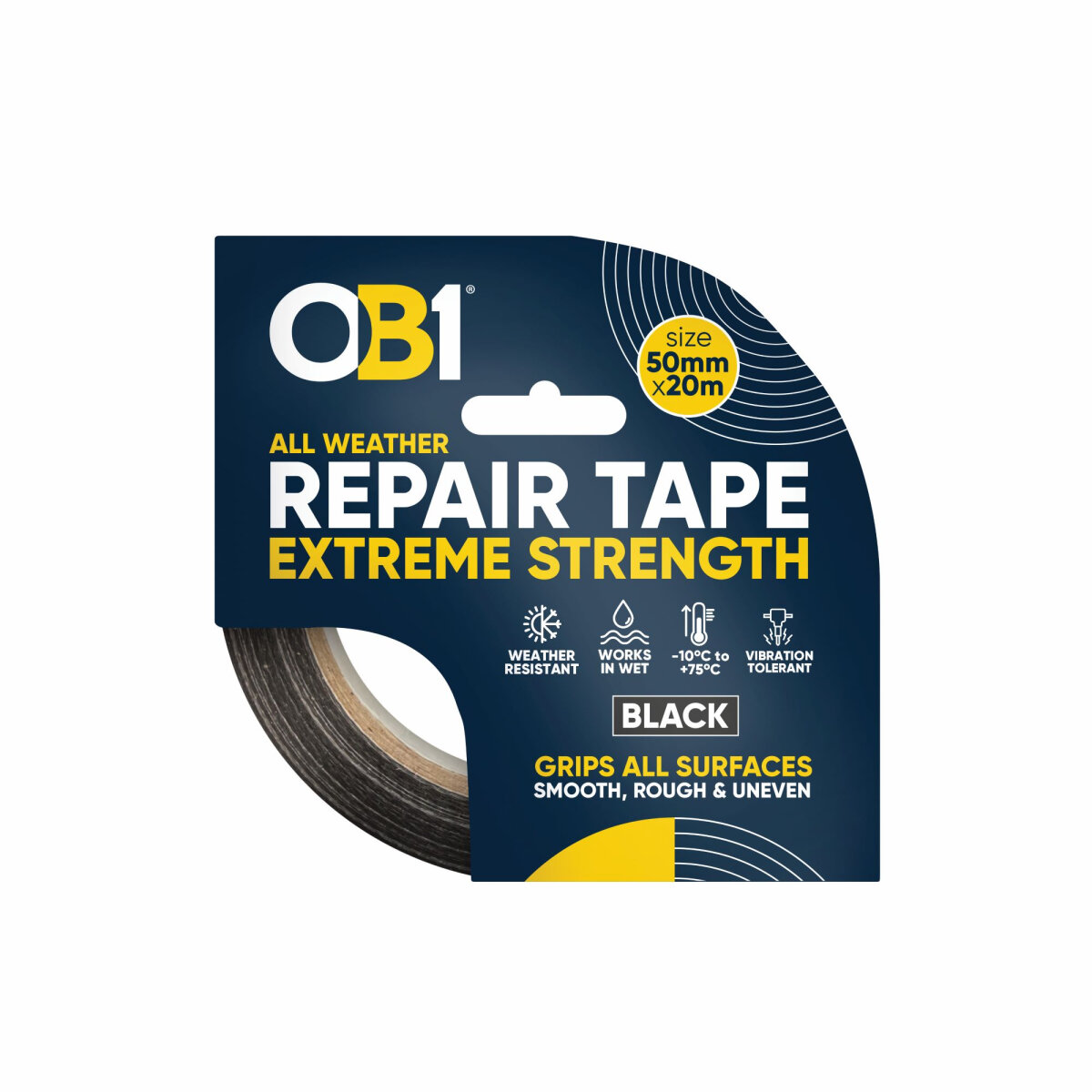 r Extreme Repair Tape Black 50mm x 20m (NT37178005)