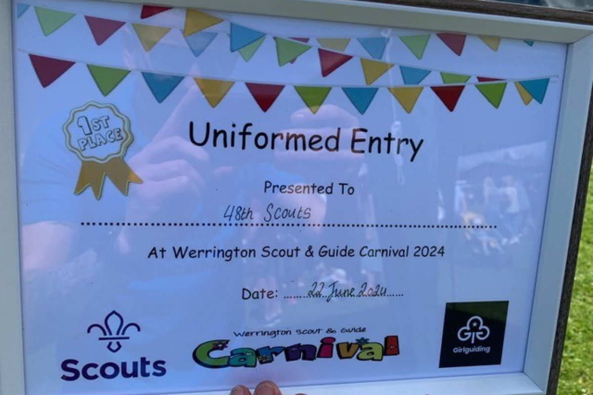 First Prize For 48th Scouts!