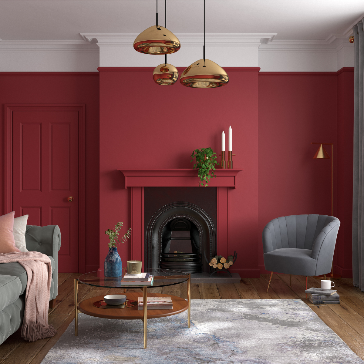 Dulux Heritage Pugin Red