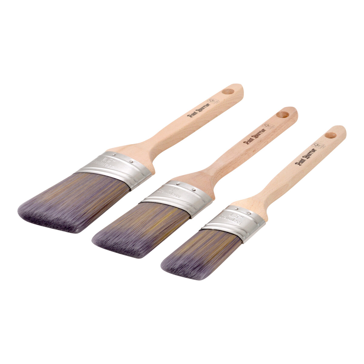 Paint Warrior Oval Angled Long Handle Box Set Image 1
