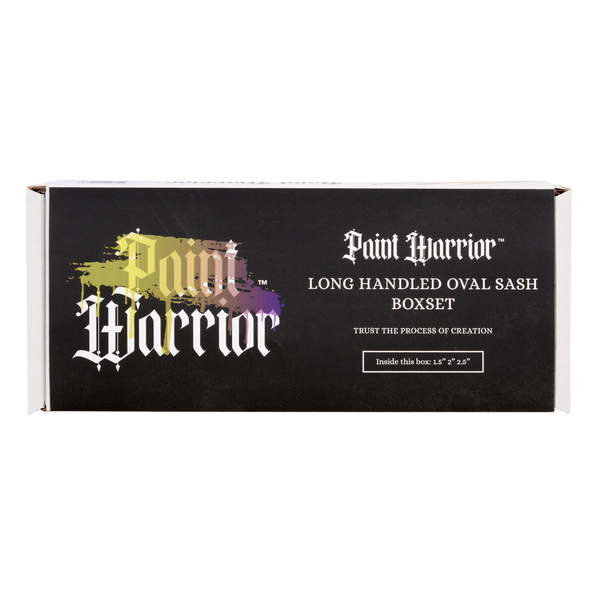Paint Warrior Oval Angled Long Handle Box Set Image 2