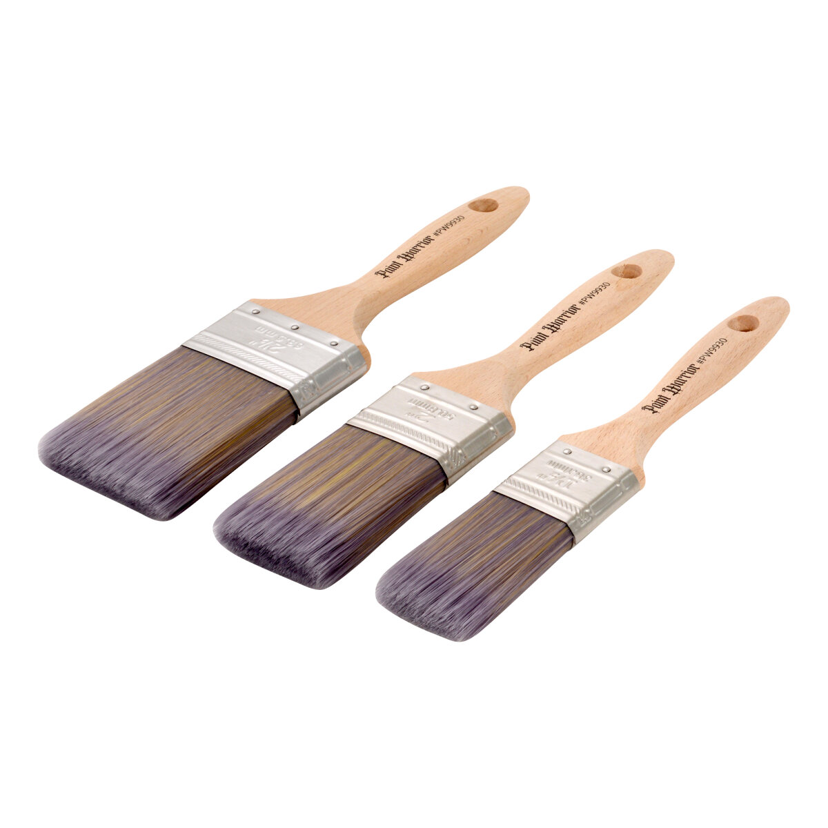 Paint Warrior Flat Beaver Tail Handle Box Set Image 1