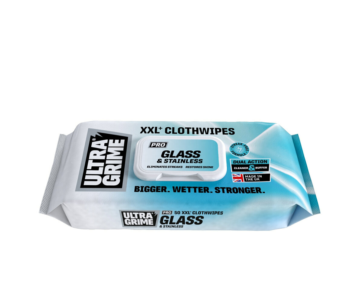 Pro Glass & Stainless Wipes (Pk 50) (NT2294705)