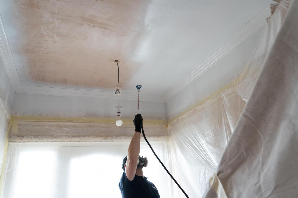 NEW AF1, The Flashing Eliminator, Super Flat Matt Ceiling Paint!