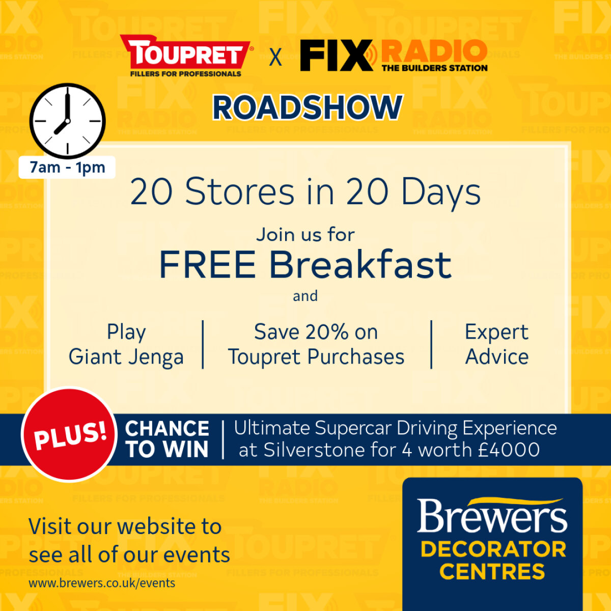 Toupret x Fix Radio Roadshow: Coming To A Brewers Near You!