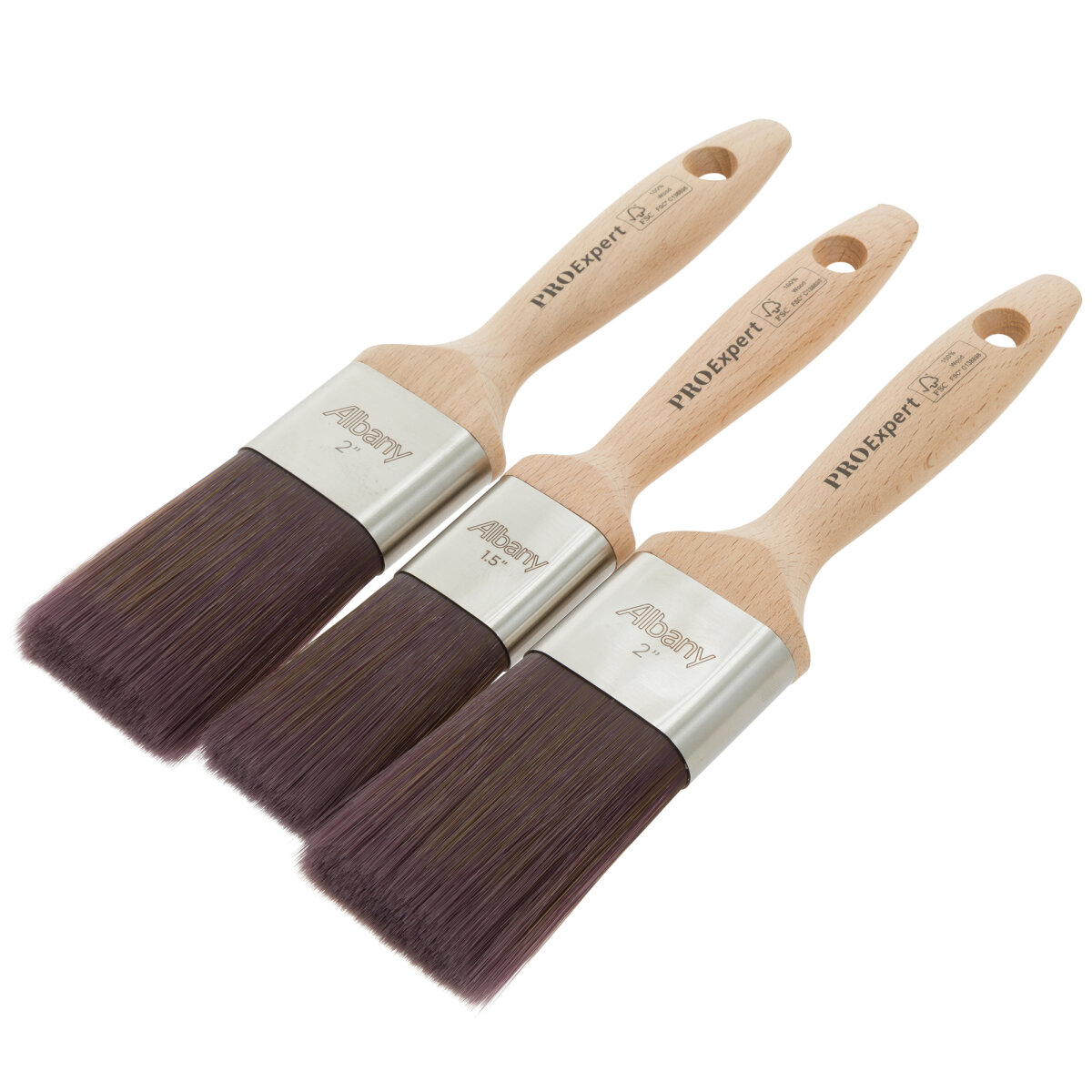 Albany Pro-Expert Paint Brush Set Angle (JA021450)