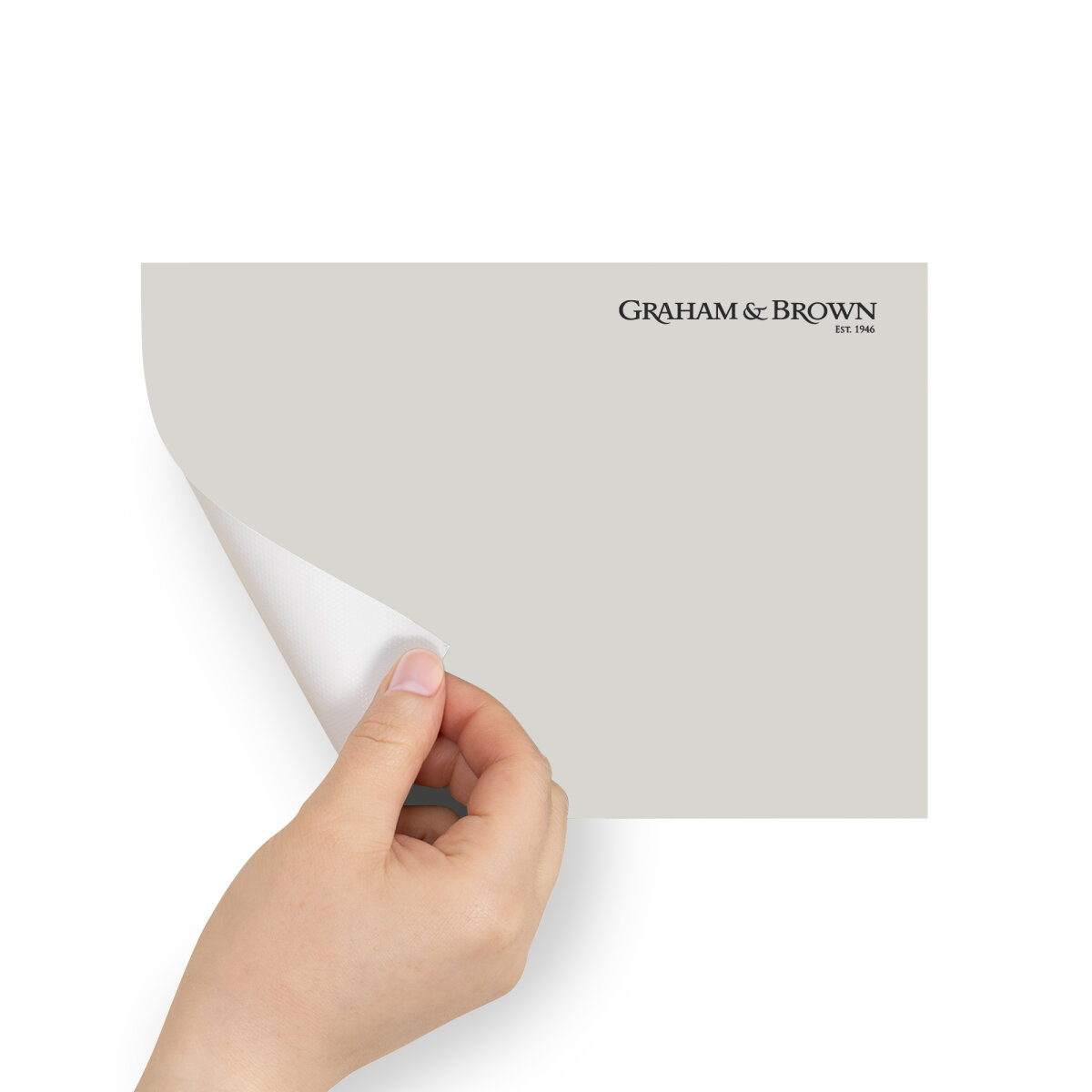 Graham & Brown Peel & Stick Sample Barker Grey (AV062381155)