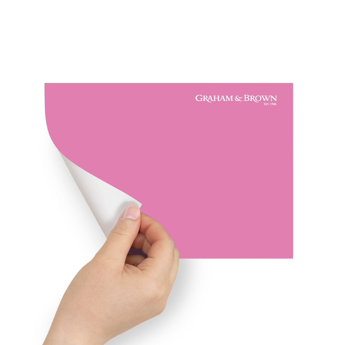 Graham & Brown Peel & Stick Sample Pink Robin (AV062382360)