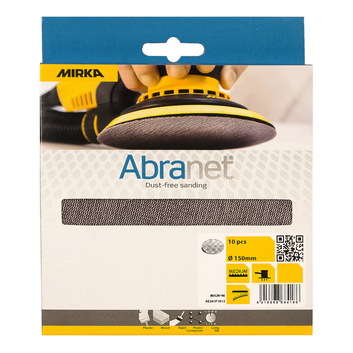 Mirka Abranet Discs 150mm (Pack of 10)