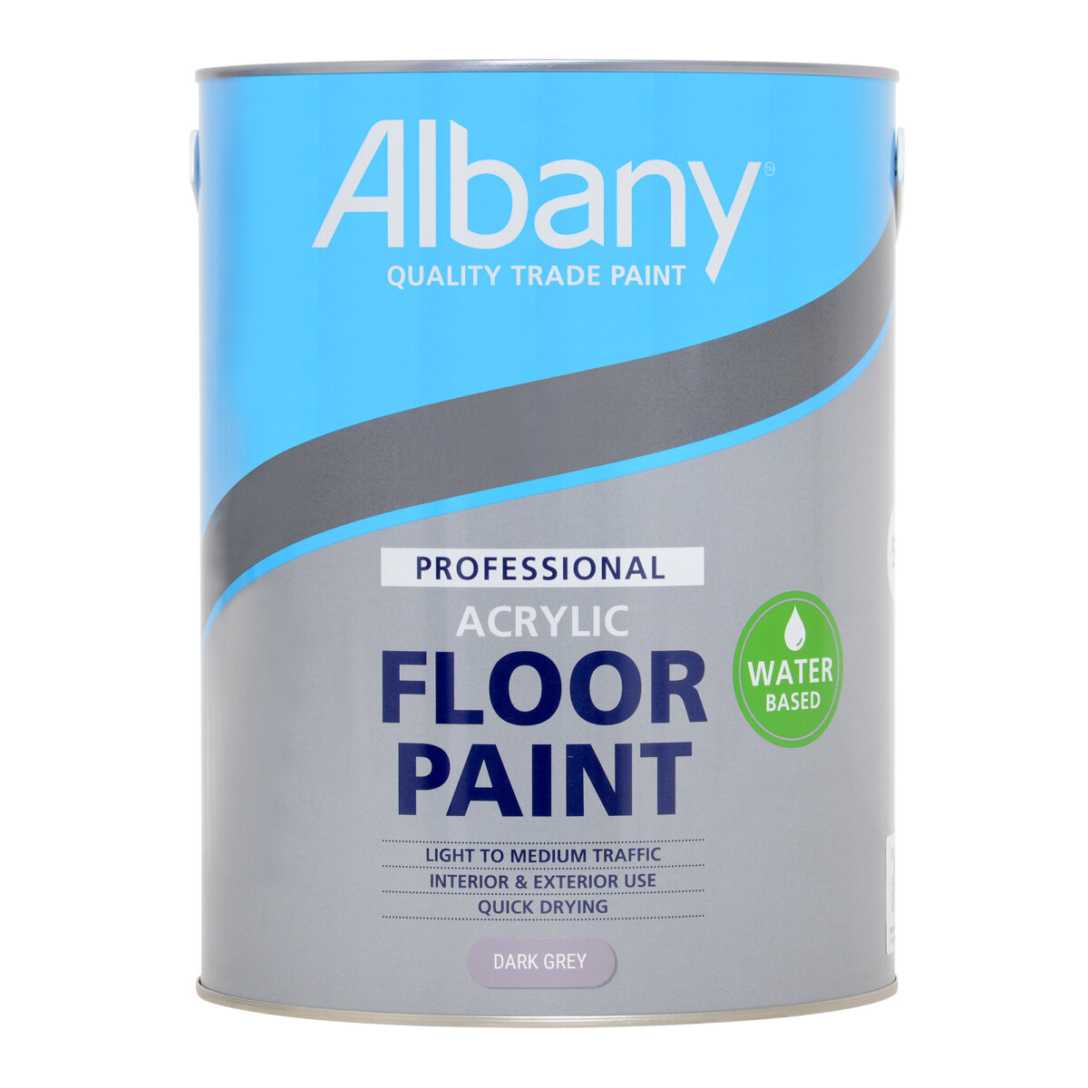Water-Based Floor Paint Dark Grey 5L (AA131005F)