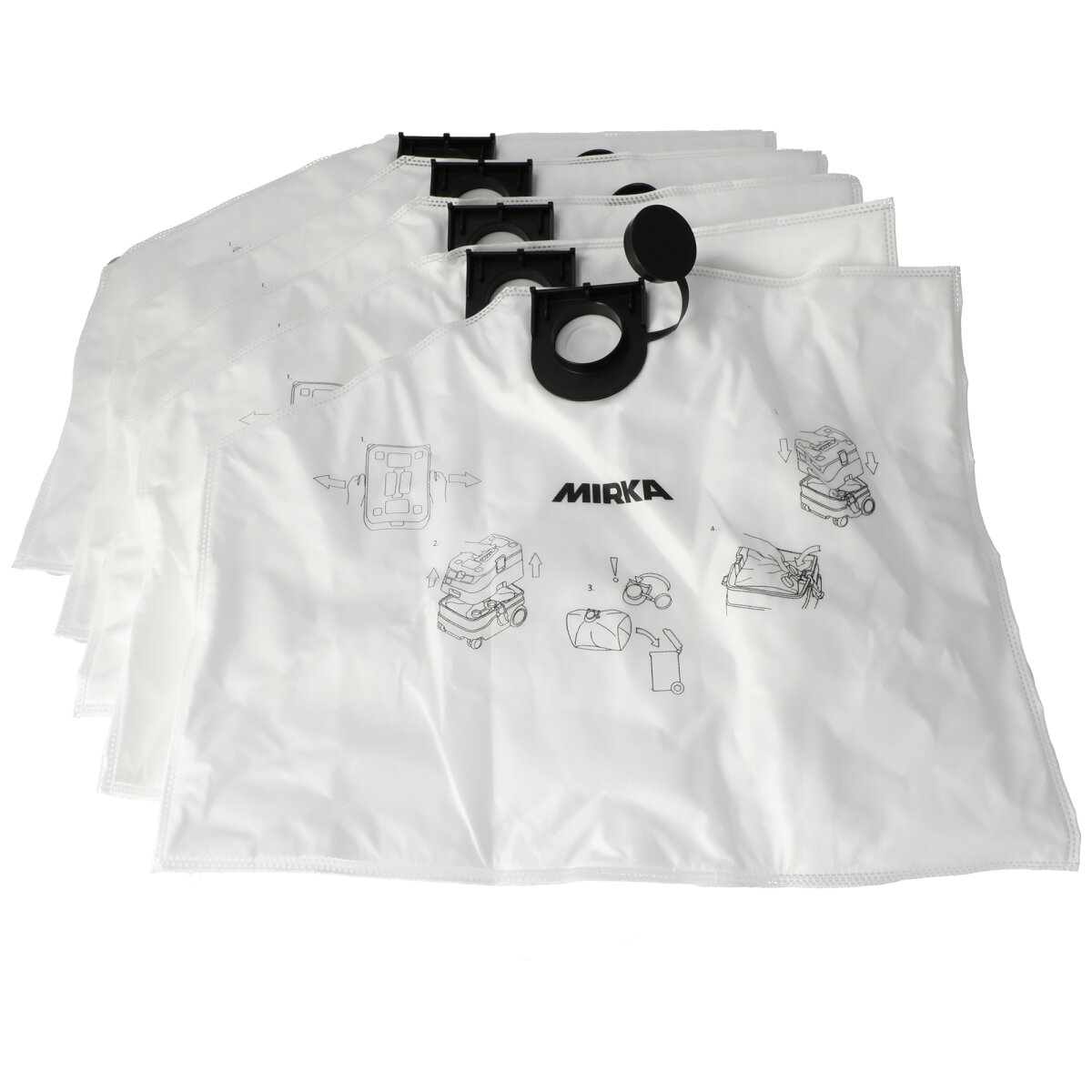 DEXOS Dust Extractor 1217 Dust Bags (Pack of 5) (NG209503215)