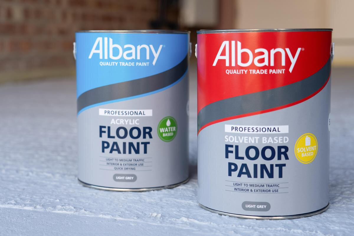 Prepared To Be Floored With NEW Floor Paint Finishes From Albany!