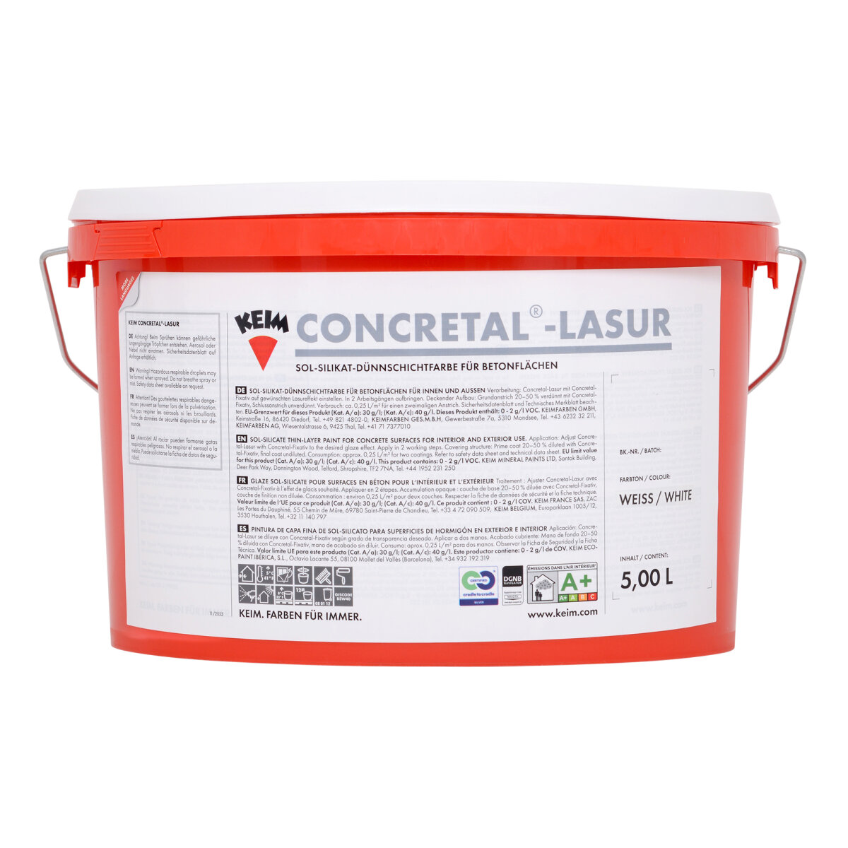 Keim Concretal Lasur White 5L (BN32323005F)