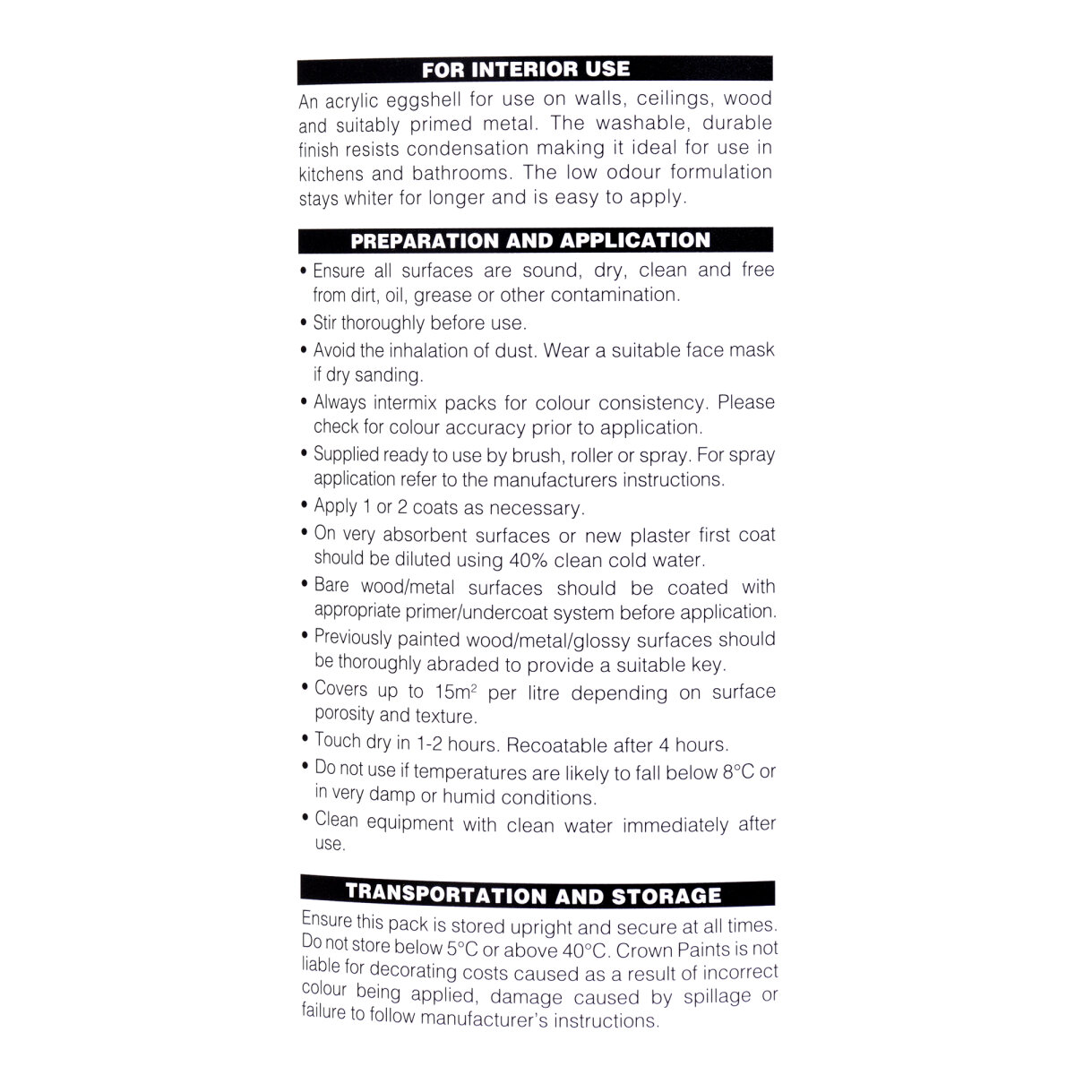 Quick Dry Eggshell Brilliant White 5L (AV2004205F)