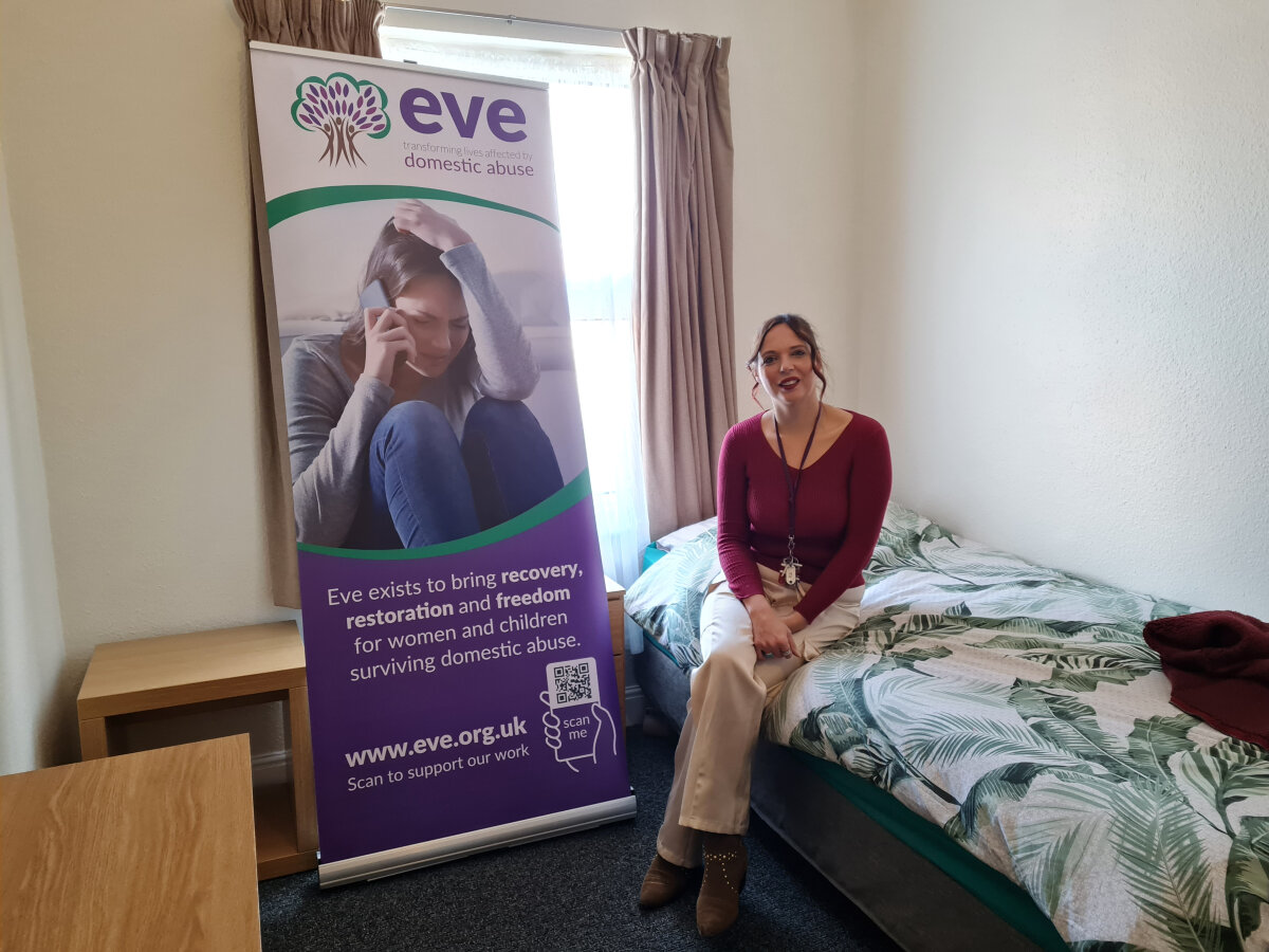 Donating Paint To Domestic Abuse Charity, Eve