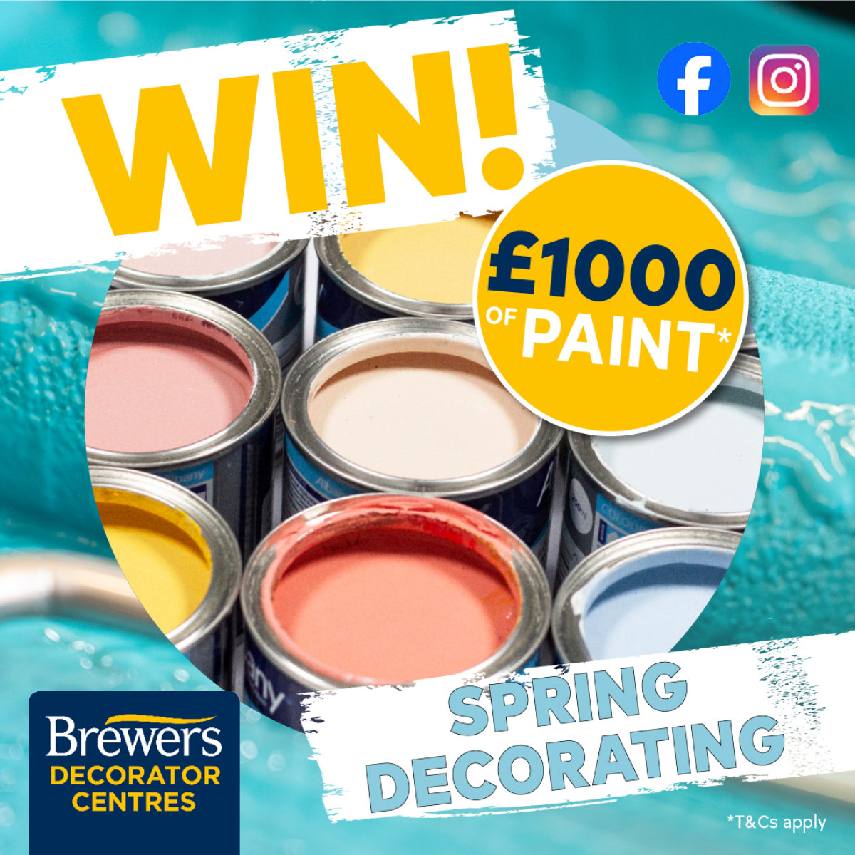 WIN £1000 Of Paint!