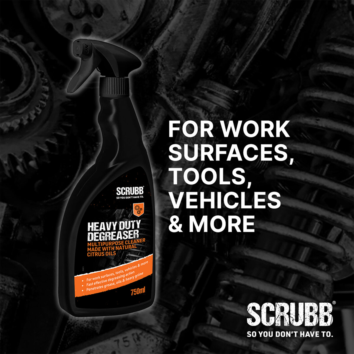 Heavy Duty Degreaser Trigger Spray 750ml (NT015555)
