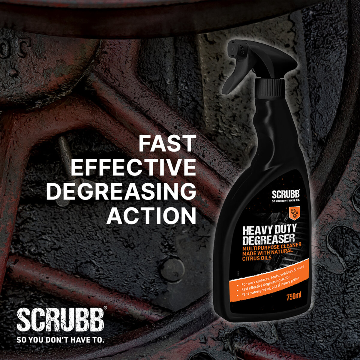 Heavy Duty Degreaser Trigger Spray 750ml (NT015555)