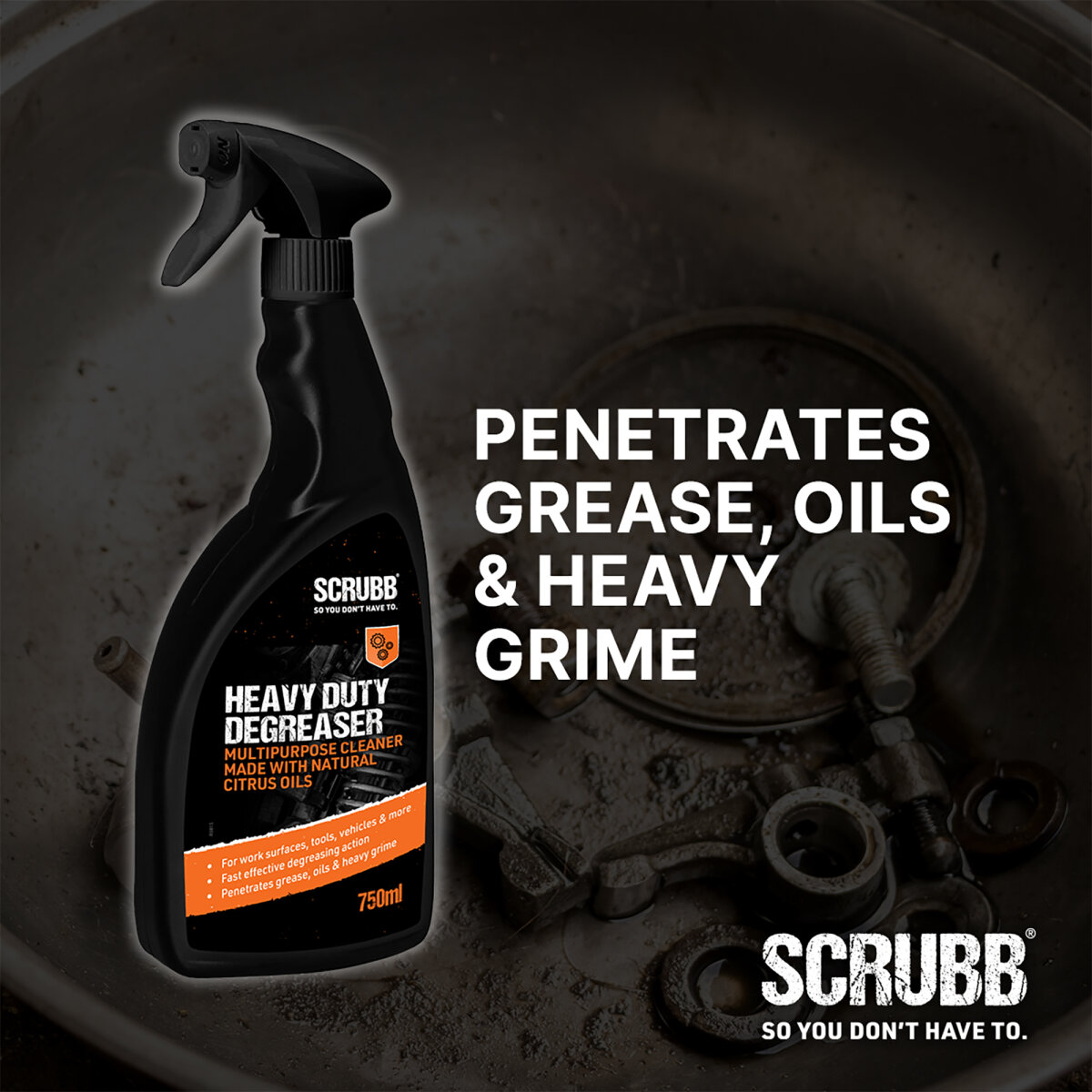 Heavy Duty Degreaser Trigger Spray 750ml (NT015555)
