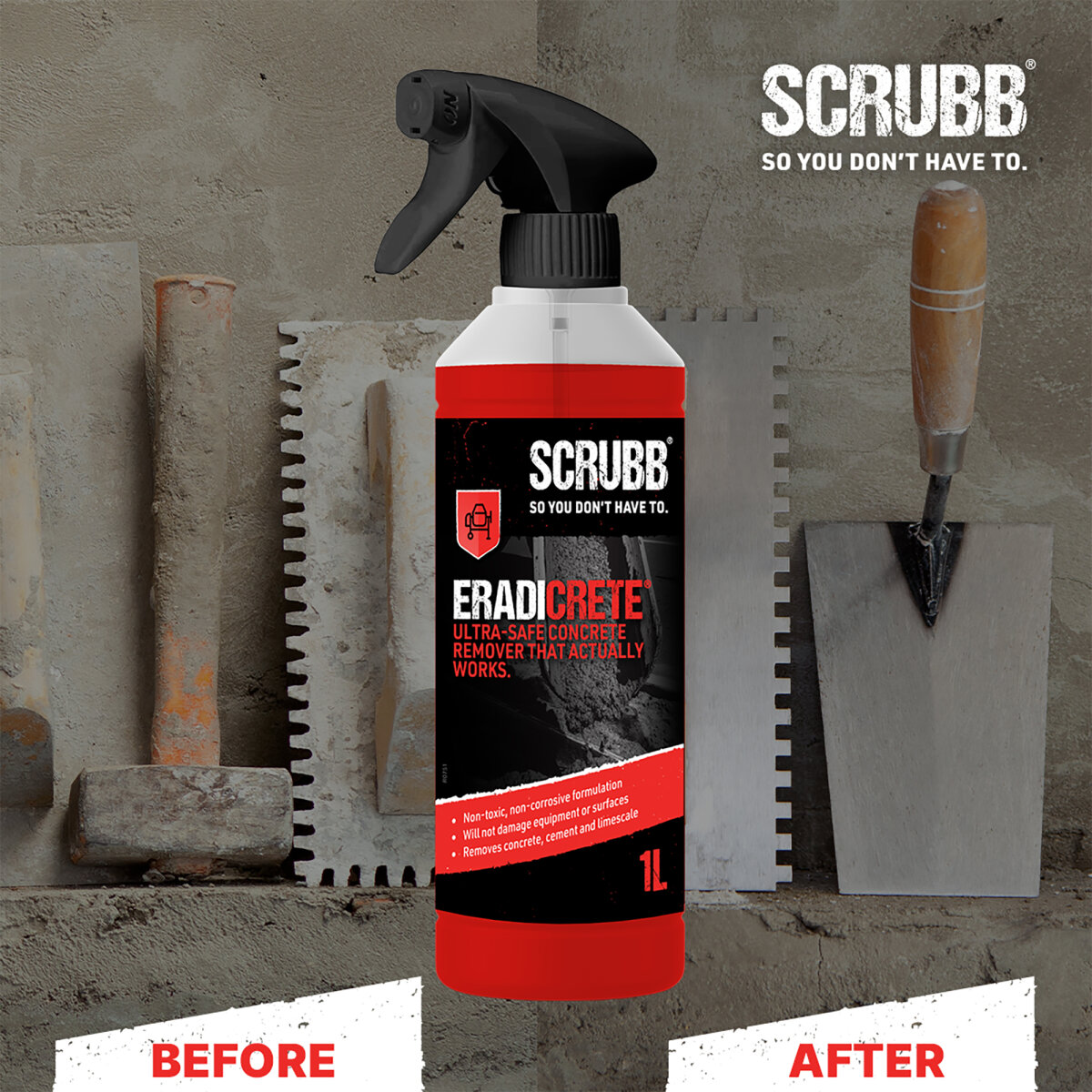 Eradicrete Trigger Spray 1L (NT015535)