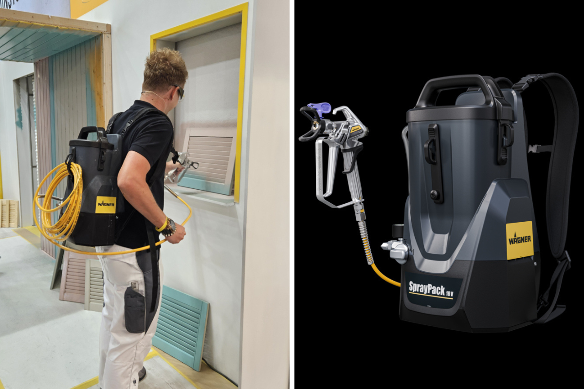 Mobile And Flexible Like Never Before - The NEW Wagner Cordless Backpack Paint Sprayer