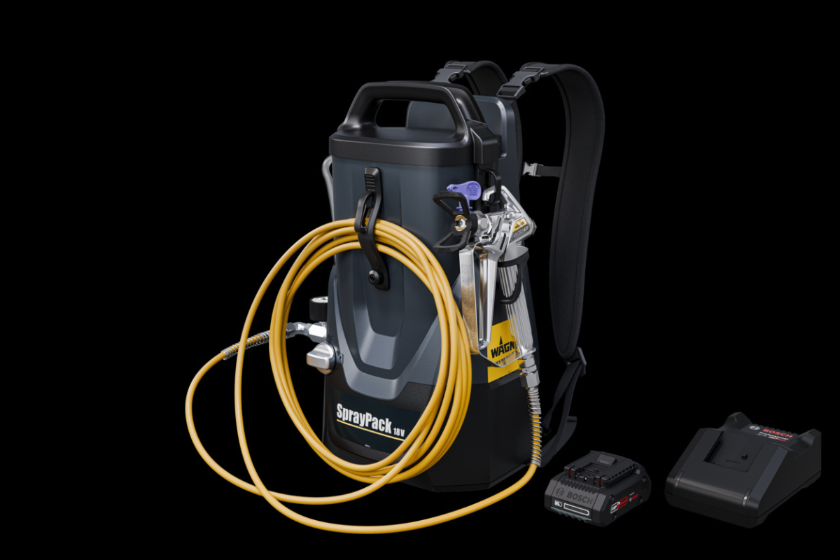 Mobile And Flexible Like Never Before - The NEW Wagner Cordless Backpack Paint Sprayer