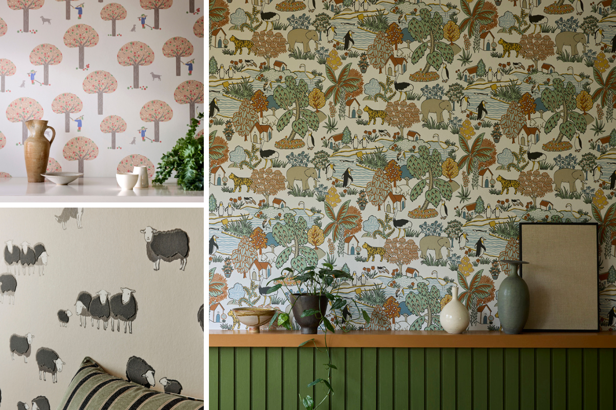 NEW! Little Greene Introduce ‘Storybook Papers’, Their Fifth Collection Of Wallpapers Created In Partnership With The National Trust.