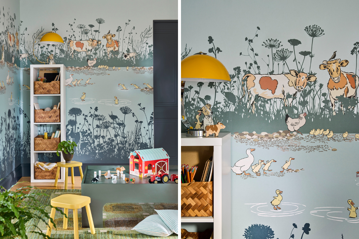 NEW! Little Greene Introduce ‘Storybook Papers’, Their Fifth Collection Of Wallpapers Created In Partnership With The National Trust.
