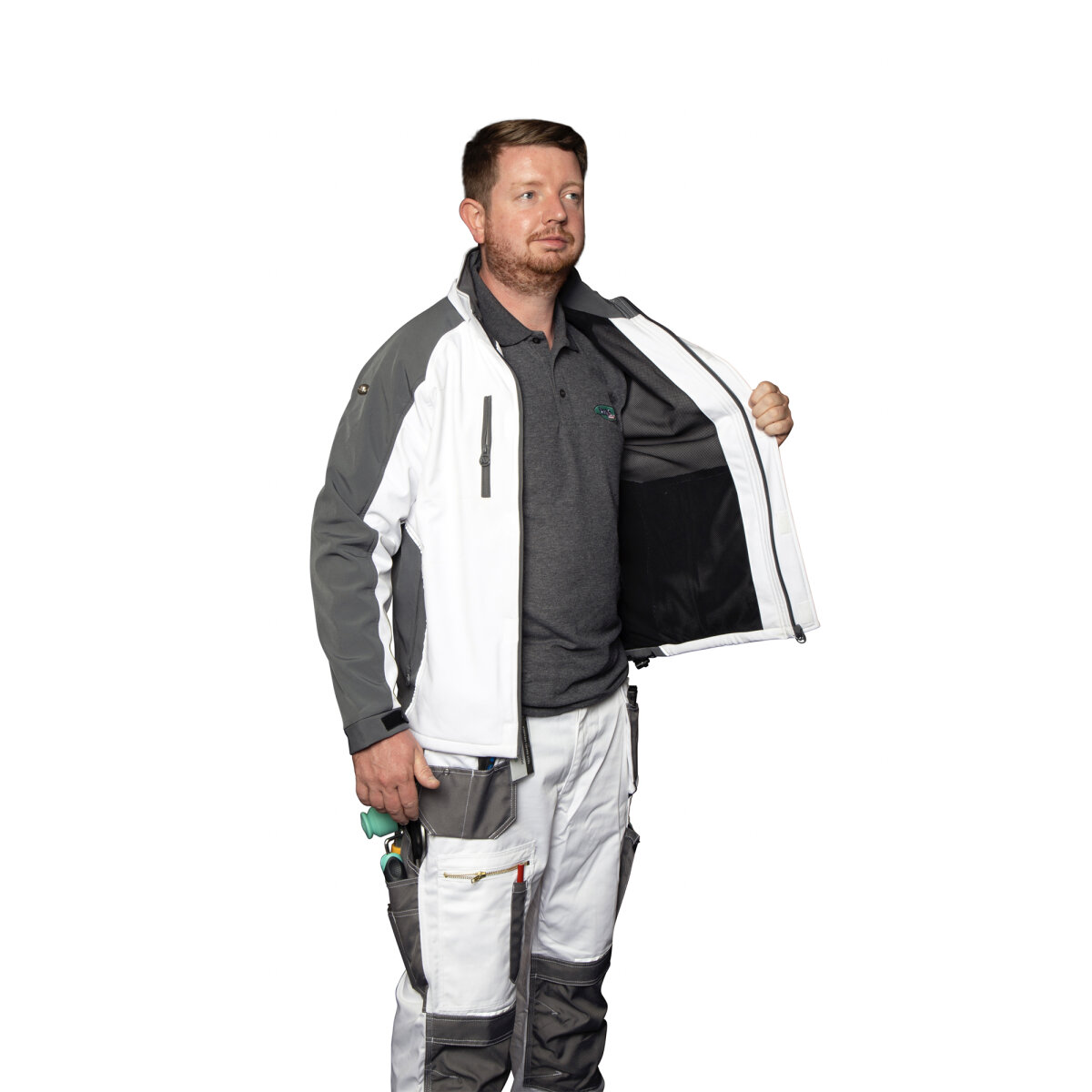 S-Tex Jacket (White & Grey) (NL00815130)