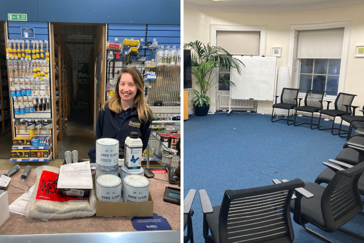 Donating Annie Sloan Chalk Paint To Transform Basingstoke District Counselling Service