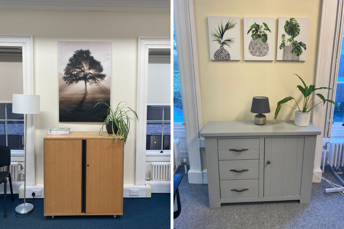 Donating Annie Sloan Chalk Paint To Transform Basingstoke District Counselling Service