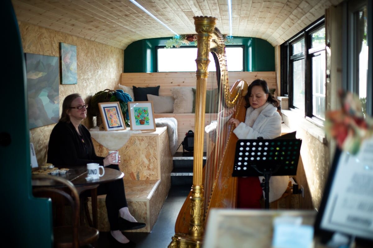 All Aboard! Stepping Inside The W.Ave Arts Bus