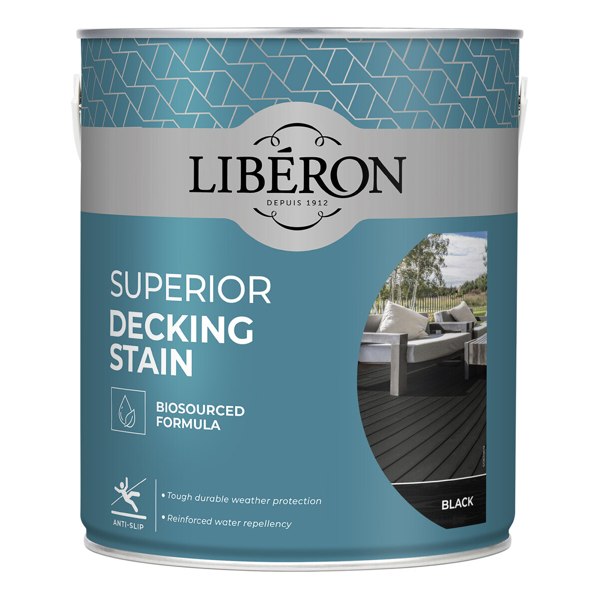 Superior Decking Stain 2.5L Black (HJ30401705J)