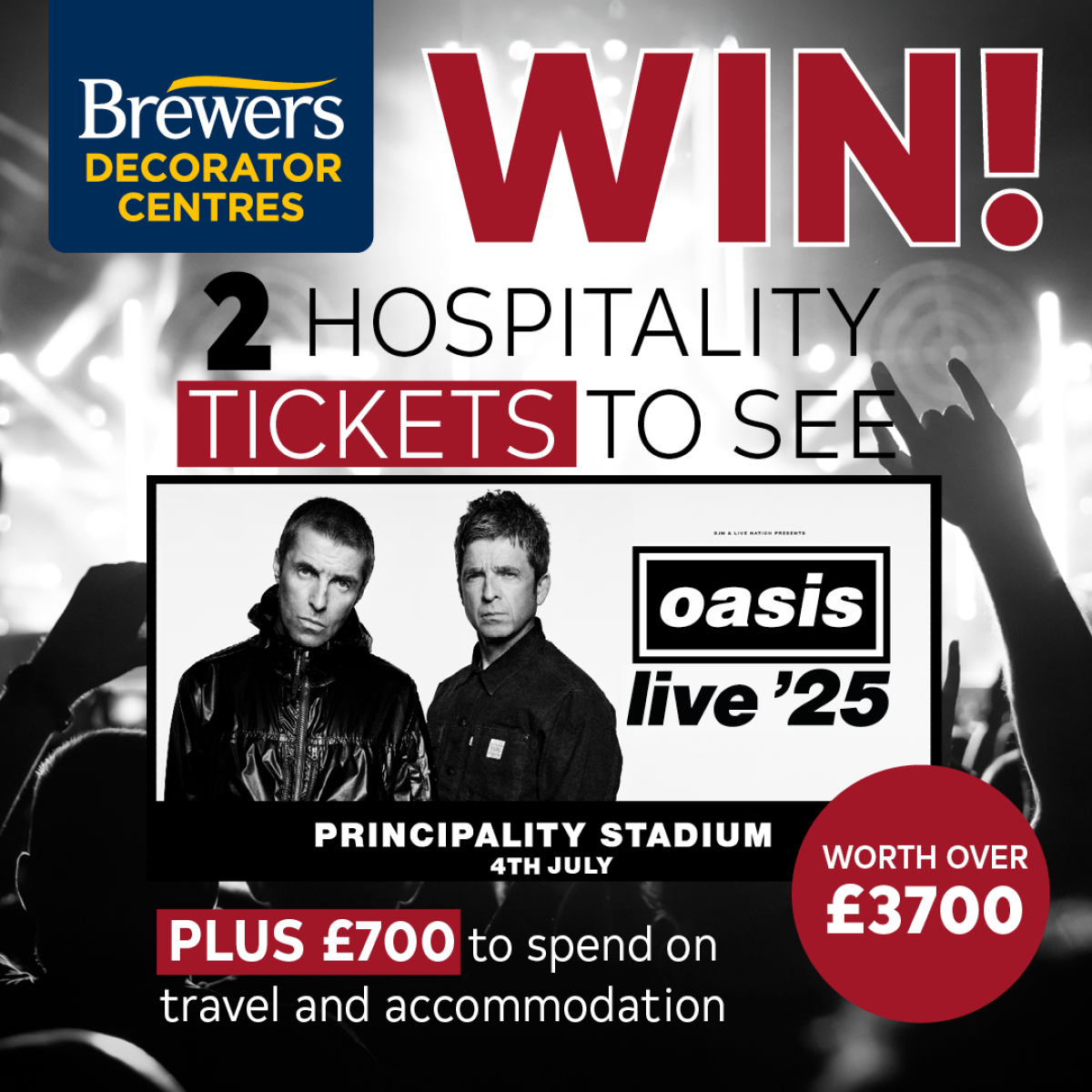 The Most Talked About Tour In Europe...Your Chance To Win Two Tickets To Oasis!