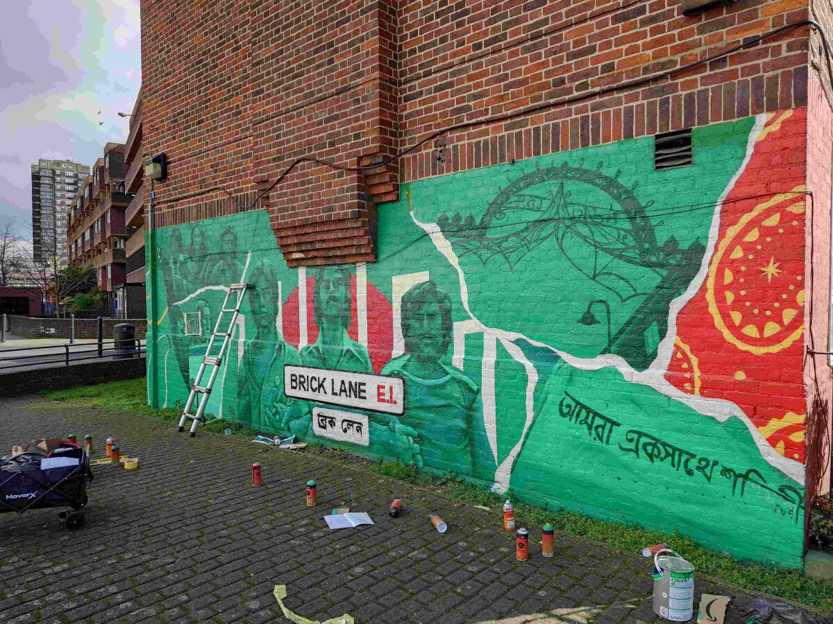 A New Mural Has Been Revealed In Brick Lane With Albany!