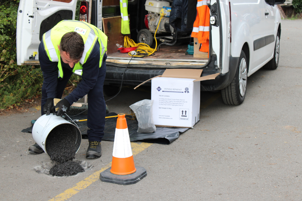 Introducing The New And Exclusive Pothole Repair Kit From Contar!