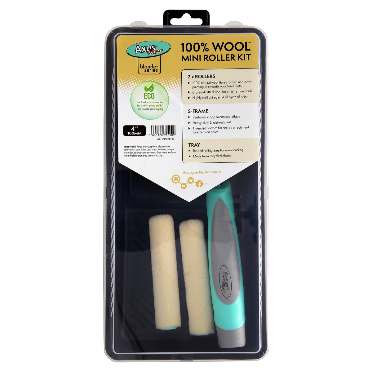 Axus Decor 100% Wool Mini Roller Kit (U374443)