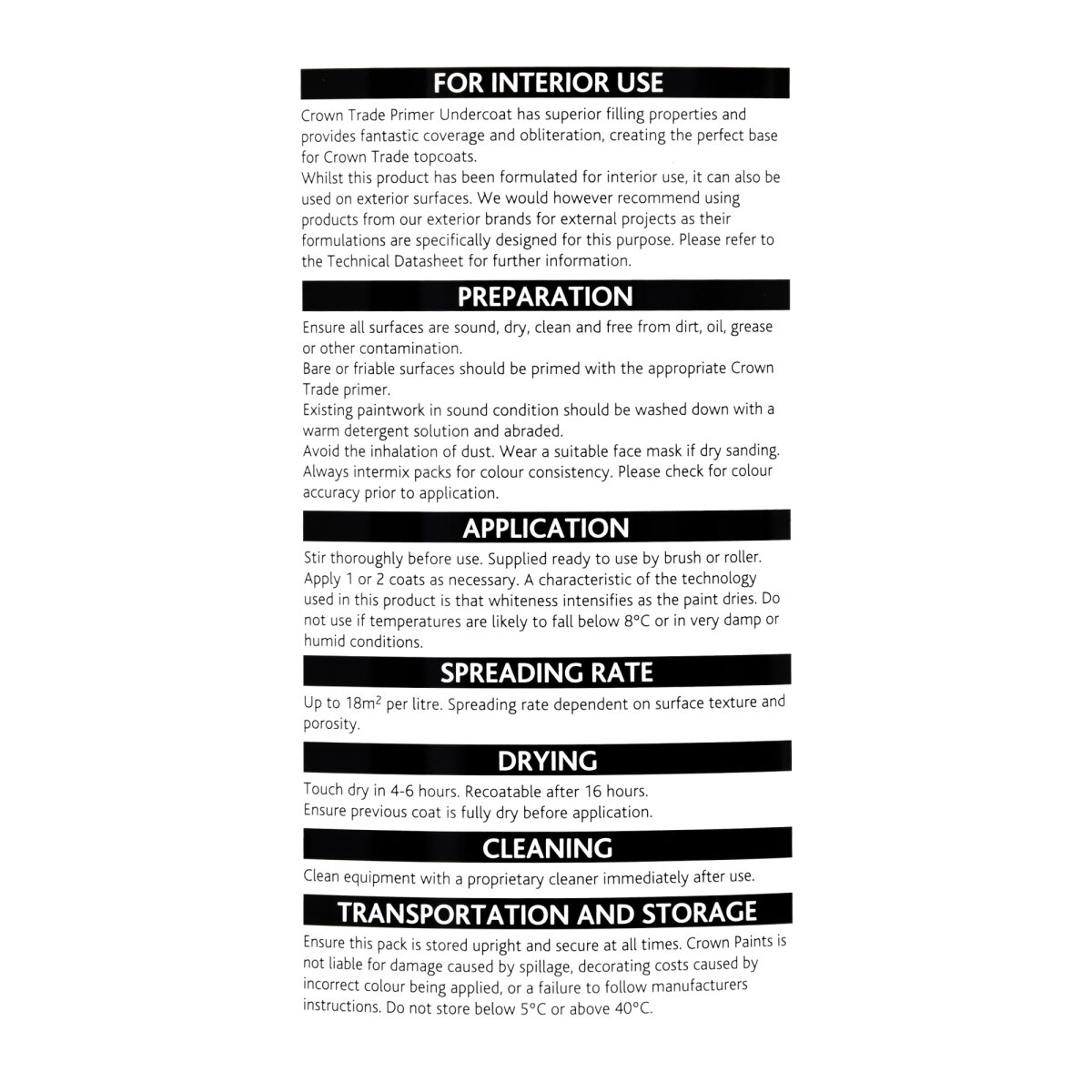 Primer Undercoat White 1L (AD0105001N)
