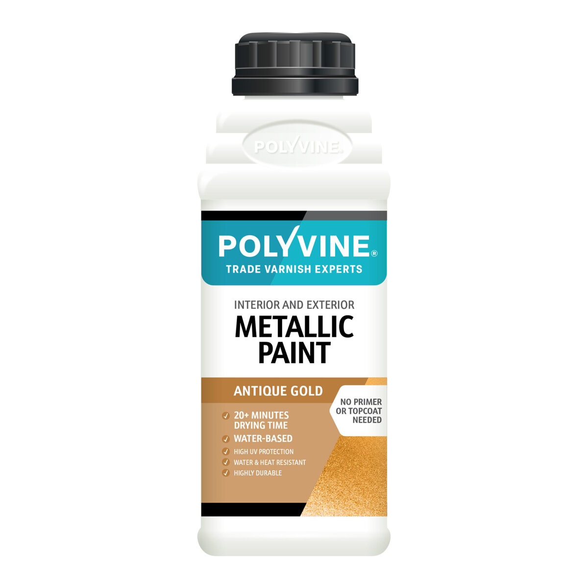 Acrylic Metallic Paint Antique Gold 500ML (BN4300805Q)