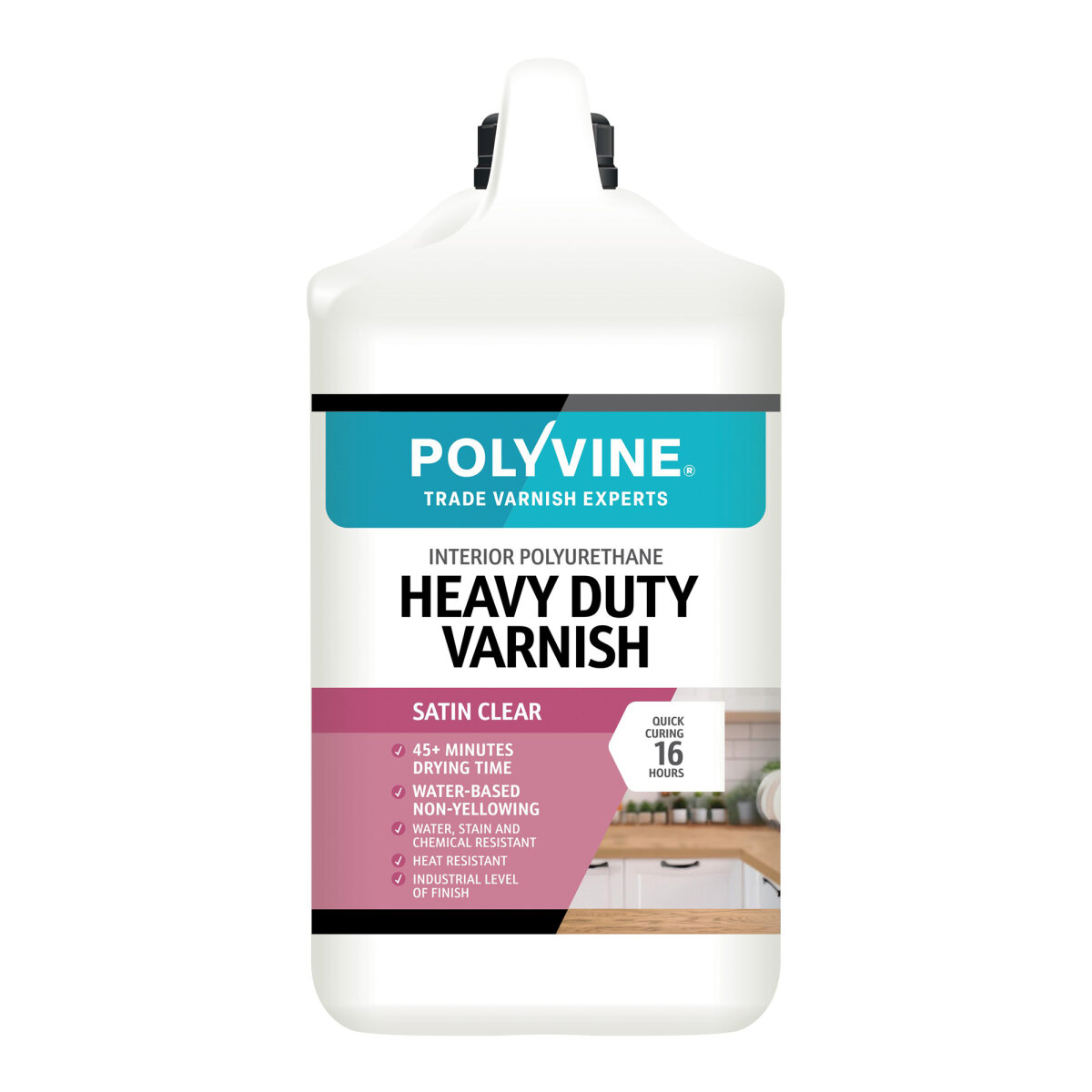 Heavy Duty Interior Wood Varnish Satin 4L (HC41701005F)