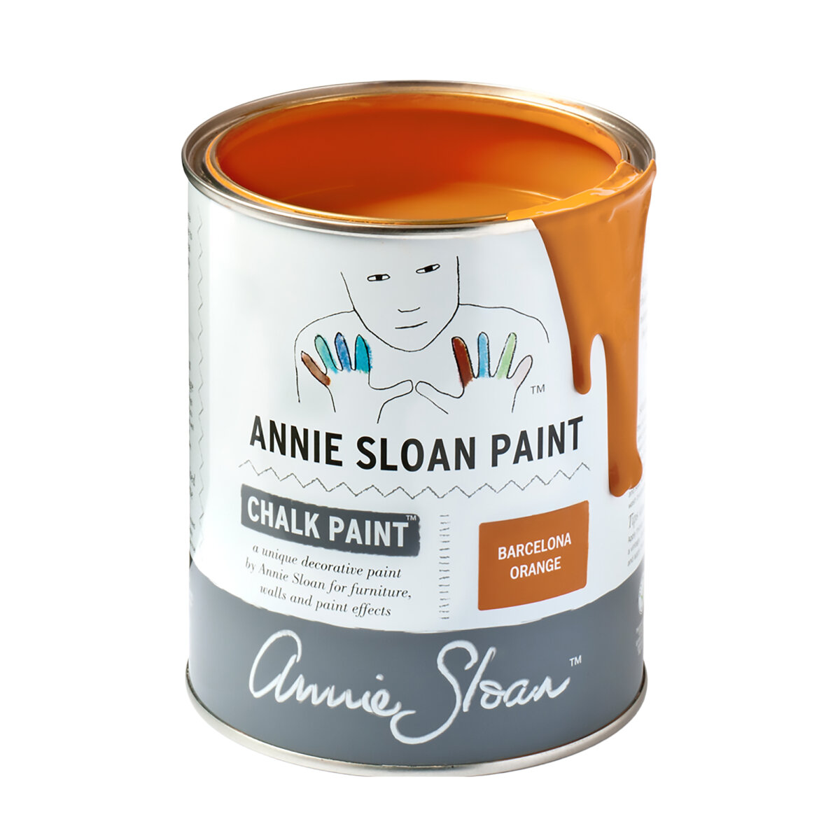 Annie Sloan Chalk Paint 1L Barcelona Orange (BN01101030N)