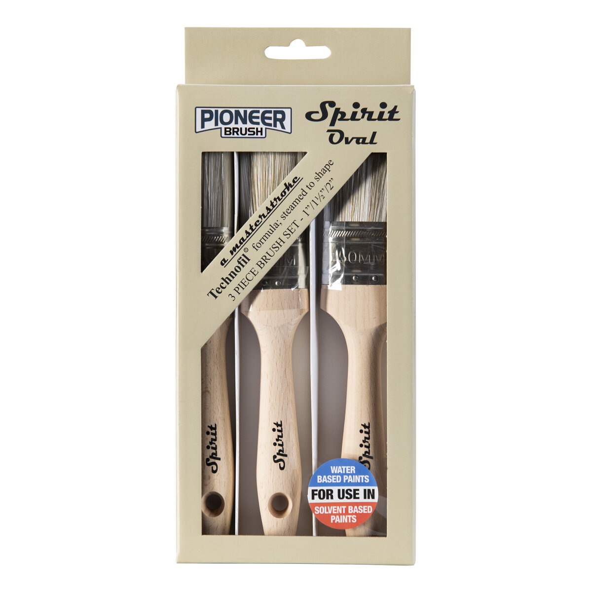 Pioneer Spirit Oval 3 Piece Brush Set (JA857505)
