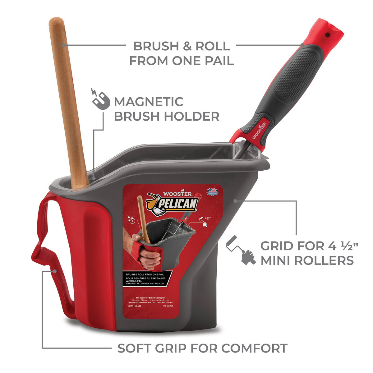 Wooster Pelican Hand-Held Paint Kettle (NT440905)