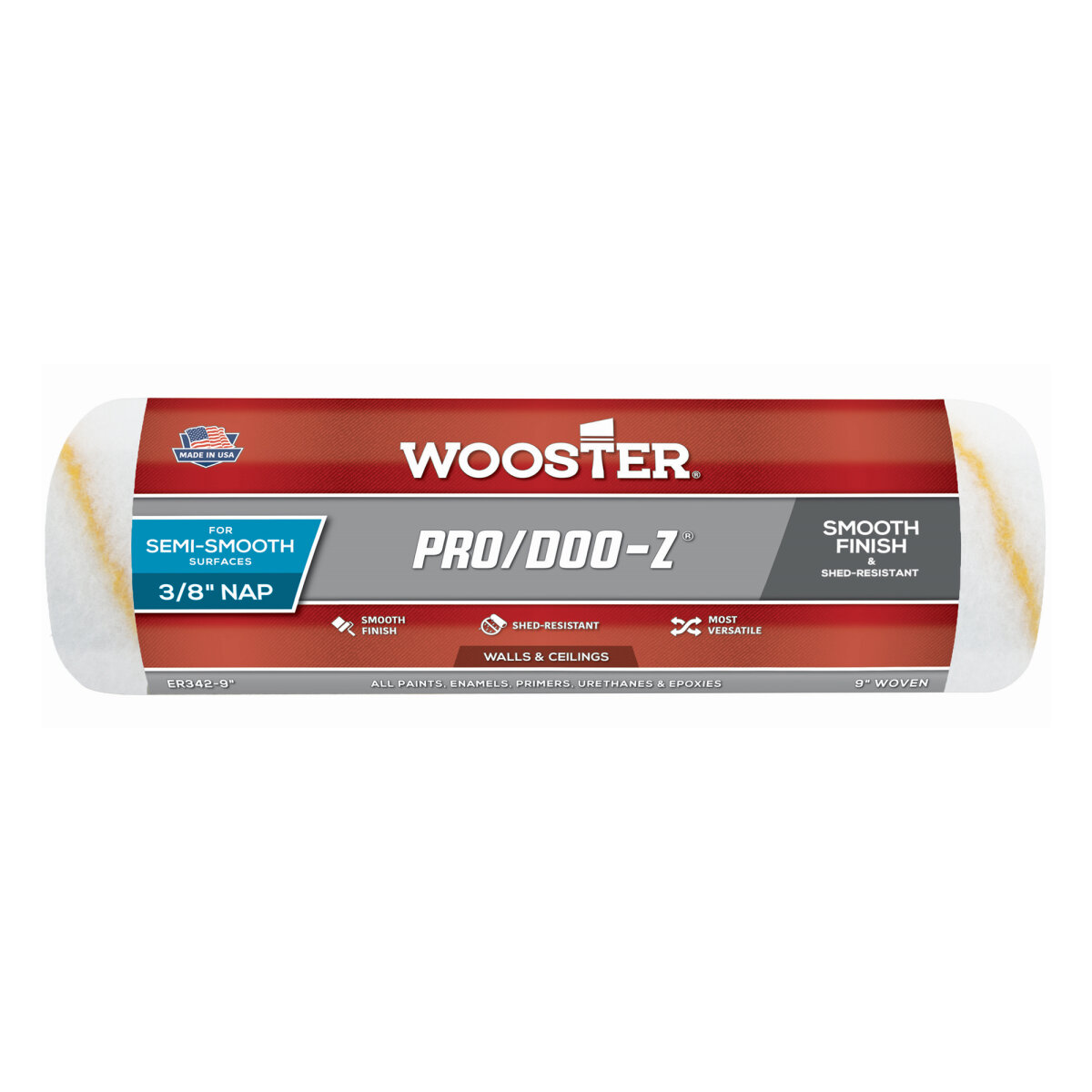 Pro/Doo-Z Woven Roller Sleeve Semi-Smooth 9" (JT603005)