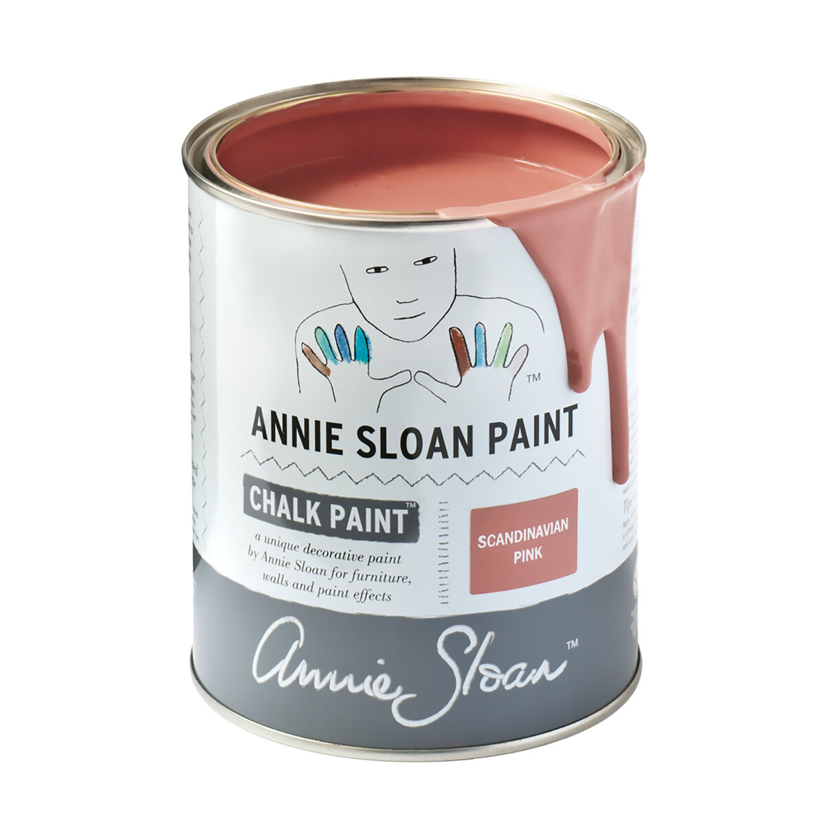 Annie Sloan Chalk Paint 1L Scandinavian Pink (BN01101195N)