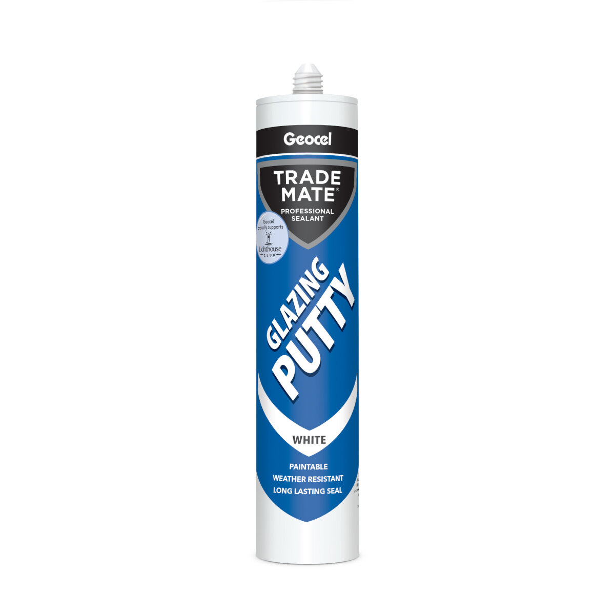 Top Gun Glazing Putty White 310ML (NE1076)