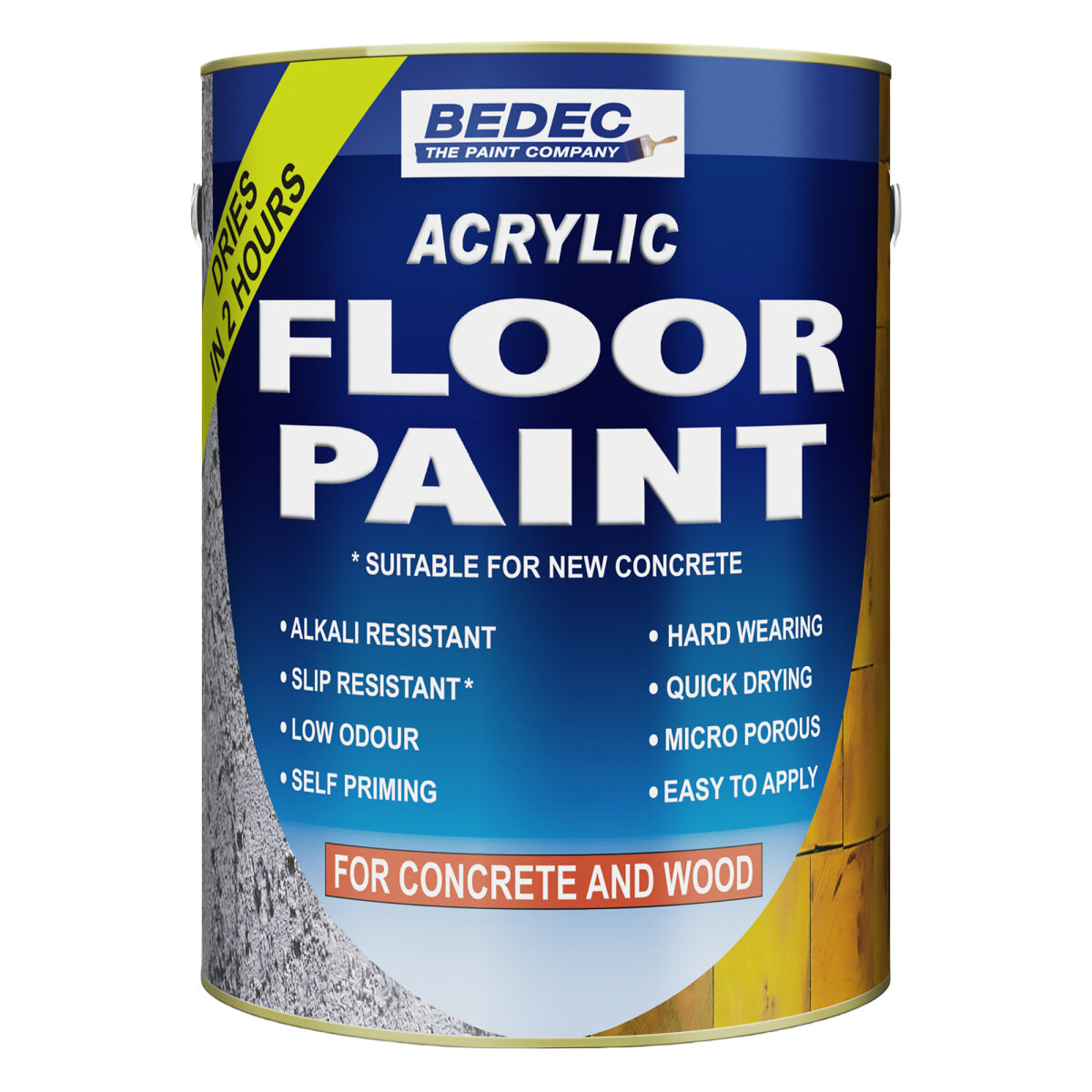 Acrylic Floor Paint White 5L (BN039120F)