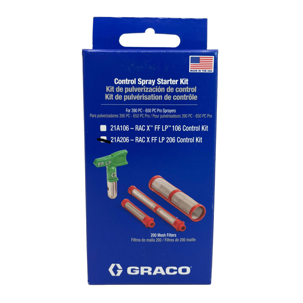 RAC X FF LP 206 Control Spray Starter Kit (LJ106730)